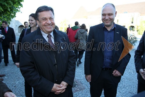 Zoran Janković, župan Mestne občine Ljubljana in Mitja Čander, programski direktor javnega zavoda EPK Maribor 2012