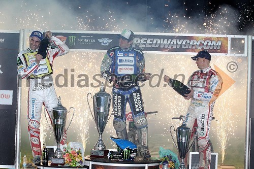 Tomasz Gollob, Chris Holder, Jaroslaw Hampel