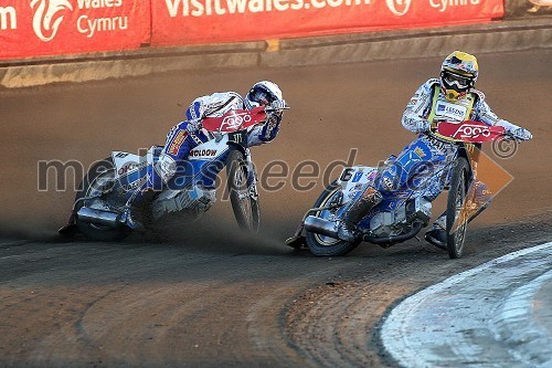 Nicki Pedersen (Danska) in Emil Sayfutdinov (Rusija)