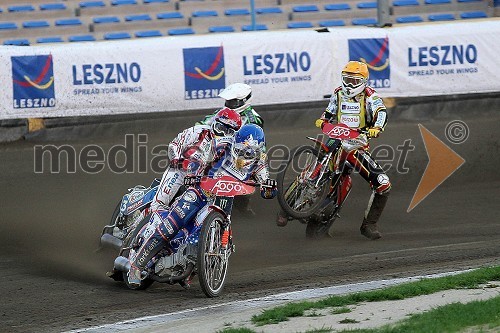 Jaroslaw Hampel (Poljska), Jason Crump (Avstralija), Przemyslaw Pawlicki (Poljska)