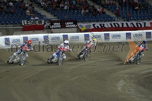 Fredrik Lindgren (Švedska), Nicki Pedersen (Danska), Jason Crump (Avstralija), Greg Hancock (ZDA)