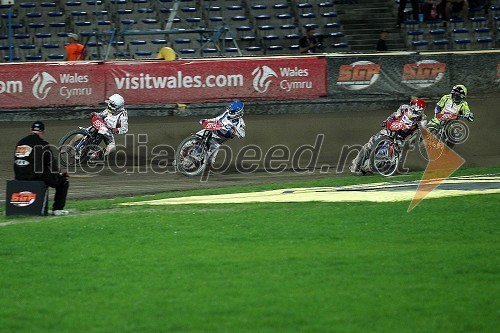 Jaroslav Hampel (Poljska), Tomasz Gollob (Poljska), Jason Crump (Avstralija), Kenneth Bjerre (Danska)