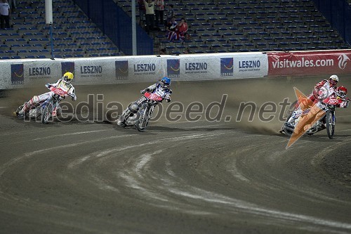 Finale: Tomasz Gollob, Chris Holder, Jaroslaw Hampel, Andreas Jonsson