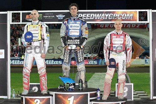 Tomasz Gollob, Chris Holder, Jaroslaw Hampel