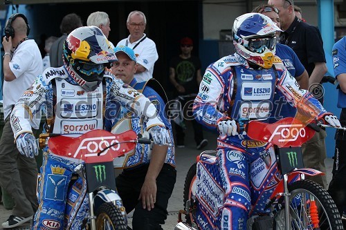 Emil Sayfutdinov (Rusija) in Jason Crump (Avstralija)