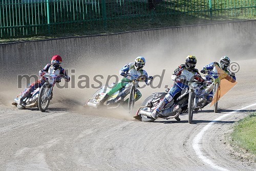 Nicolás Covatti (ITA), Matic Voldrih (AMTK Ljubljana), Ricky Wells (ZDA), Andriy Karpov (UKR)