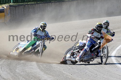 Matic Voldrih (AMTK Ljubljana), Ricky Wells (ZDA), Andriy Karpov (UKR)