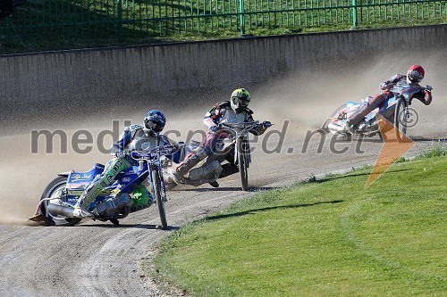 Matej Žagar (AMTK Ljubljana), Greg Hancock (ZDA), Nicolás Covatti (ITA)