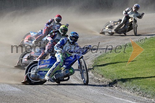 Matej Žagar (AMTK Ljubljana), Greg Hancock (ZDA), Nicolás Covatti (ITA)