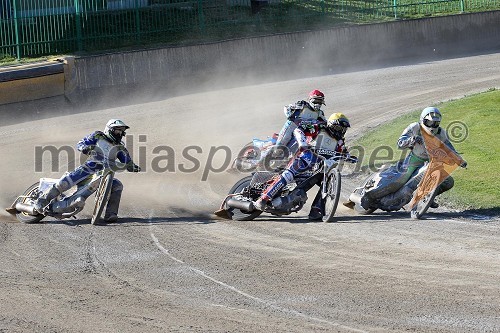 Andriy Karpov (UKR), Billy Hamill (ZDA), Cristian Carrica (ITA), Matic Voldrih (AMTK Ljubljana)