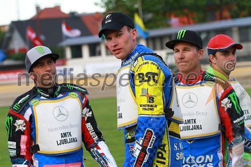 Greg Hancock (ZDA), Matej Žagar (AMTK Ljubljana), Billy Hamill (ZDA)