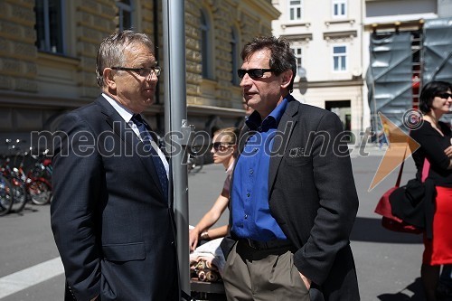 Ivan Gorjup, član Upravnega odbora UM in Teodor Lorenčič, predstojnik centra za promocijo UM