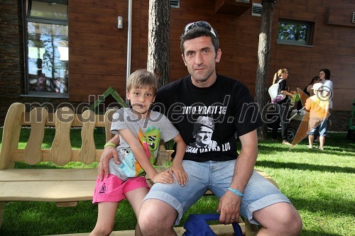 Marinko Galić, nogometaš in sin Marin