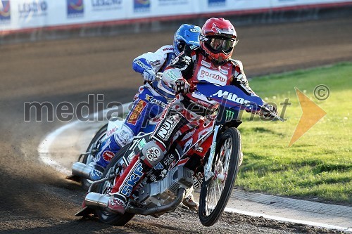 Nicki Pedersen (Danska) in Chris Harris (Velika Britanija)