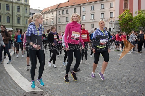 Ajda Sitar, Miss Športa 2009, Manca Špik, pevka in Špela Grošelj, pevka