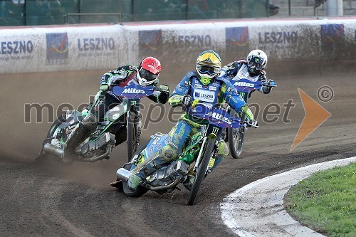 Peter Ljung (Švedska), Antonio Lindback (Brazilija) in Greg Hancock (ZDA)