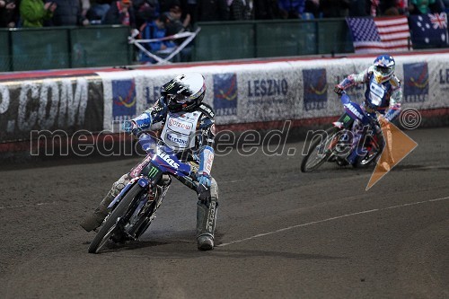 Greg Hancock (ZDA) in Jason Crump (Avstralija)