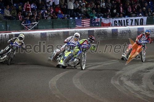 Josef Franc (Češka), Jaroslaw Hampel (Poljska), Kenneth Bjerre (Danska) in Andreas Jonsson (Švedska)