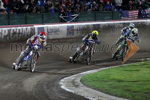 Jason Crump (Avstralija), Greg Hancock (ZDA), Antonio Lindback (Brazilija) in Josef Franc (Češka)