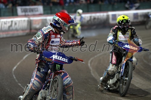 Jason Crump (Avstralija) in Greg Hancock (ZDA)