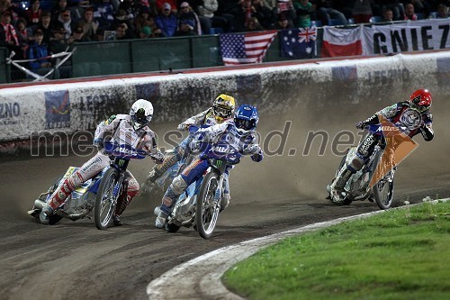 Tomasz Gollob (Poljska), Emil Sayfutdinov (Rusija), Nicki Pedersen (Danska) in Chris Holder (Avstralija)