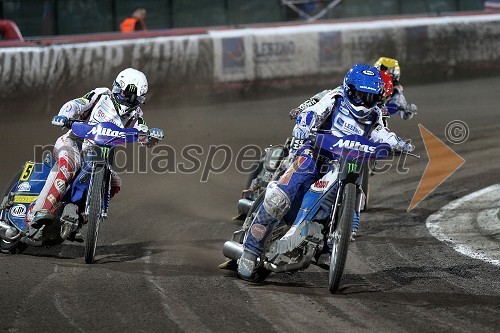 Tomasz Gollob (Poljska) in Nicki Pedersen (Danska)