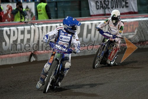 Nicki Pedersen (Danska) in Tomasz Gollob (Poljska)