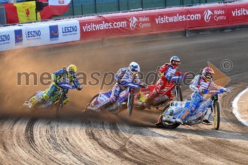 Antonio Lindback (Brazilija), Jason Crump (Avstralija), Andreas Jonsson (Švedska) in Emil Sayfutdinov (Rusija)