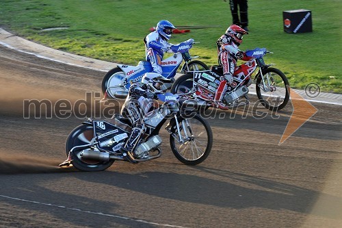 Josef Franc (Češka), Nicki Pedersen (Danska) in Chris Harris (Velika Britanija)