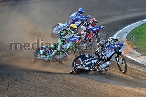 Nicki Pedersen (Danska), Chris Harris (Velika Britanija), Peter Ljung (Švedska) in Josef Franc (Češka)