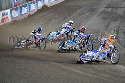 Chris Harris (Velika Britanija), Jaroslaw Hampel (Poljska), Fredrik Lindgren (Švedska) in Jason Crump (Avstralija)