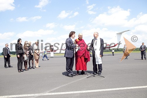 	Tomaž Dietinger, prevajalec, Njegova svetost, XIV. Dalajlama, Franc Kangler, župan MOM