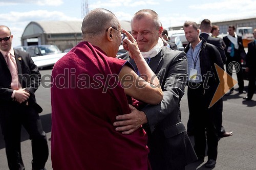 Njegova svetost, XIV. Dalajlama, Franc Kangler, župan MOM