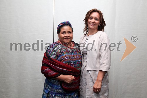 Dr. Rigoberta Menchú Tum, Nobelova nagrajenka in dr. Suzana Žilič Fišer, generalna direktorica zavoda Maribor 2012 - Evropska prestolnica kulture