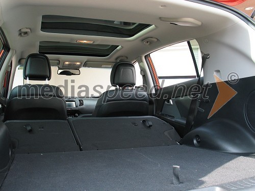 Kia Sportage 2.0 CRDi Limited AWD Dynamax - prtljažnik je povečljiv na 1353 litrov