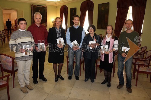 Vesna Koprivnik, Drago Oman, Pokrajinski muzej Maribor, Mirjana Koren, direktorica Pokrajinskega muzeja Maribor, Tadej Pungartnik, Andreja Vrišer, Dr. Valentina Bevc Varl ter Oskar Habjanič, Pokrajinski muzej Maribor