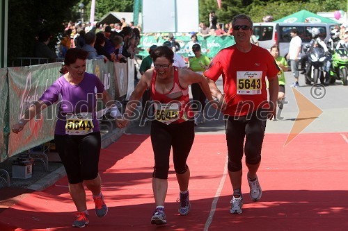 Darja Novak (5644), Mira Kregar	(5645),  Vasja Novak	(5643)