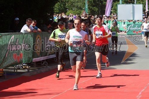 Gregor Jeza (4237), Boštjan Valenčič (4602), Anton Lenart (4157)