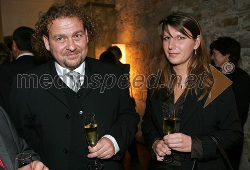 Darko Brlek, direktor Festivala Ljubljana in Janja Lamberger