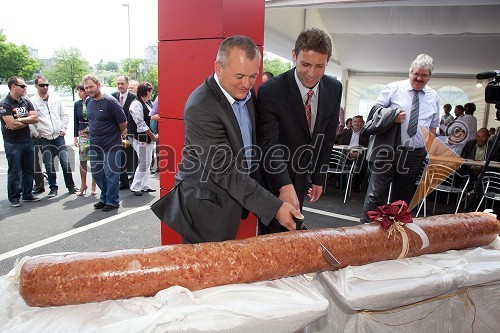 Franc Kangler, župan MOM, Jure Bojnec, predsednik uprave Košaki TMI