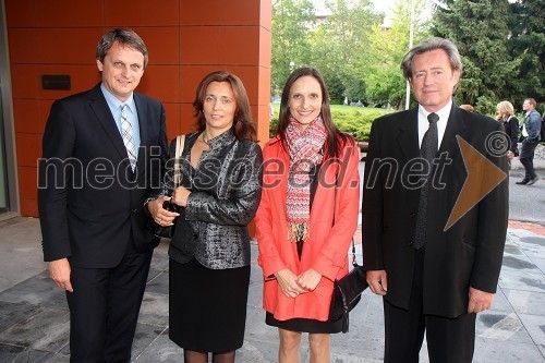 Tomaž Kancler, podžupan MOM, dr. Suzana Žilič Fišer, generalna direktorica zavoda Maribor 2012 - Evropska prestolnica kulture, Nataša Kos, pomočnica programskega direktorja Zavoda Maribor 2012 - EPK in Vladimir Rukavina Gogo, direktor Narodnega doma Maribor