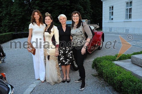 Mira Arnšek Prosen, P&F Holding Vino d.o.o., Martina Baškovič, Vinska kraljica Slovenije 2012, Vanja Mramor, Vanja.si in Sanja Majić, svetovanje za PR in marketing za P&F Jeruzalem Ormož
