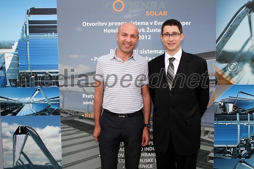 Miro Kurent, Grading Trebnje in Aleš Tekavec, direktor podjetja Biring Sol