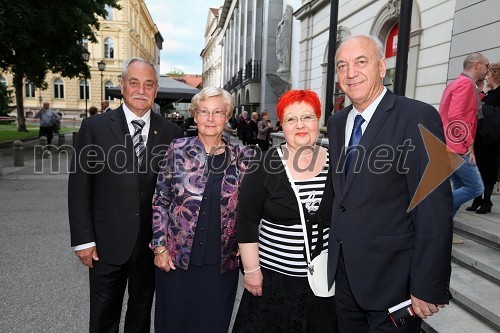 Rudi Moge, nekdanji poslanec DZ in predsednik sveta SNG Maribor, njegova soproga Alojzija Čas Moge, Zdenka Križanič, podpredsednica dobrodelnega združenja Koraki za korakce ter 	Janez Ujčič, državni sekretar v kabinetu predsednika Vlade RS