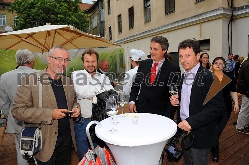 Aleš Gačnik, Andrej Borko, pomočnik direktorja Narodni dom Maribor, Tomaž Kancler, podžupan MOM in Uroš Mencinger