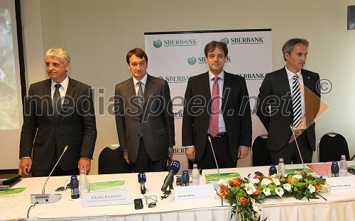 Volksbank in Sberbank, novinarska konferenca