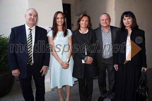 Werner Burkart, veleposlanik Nemčije v Sloveniji, Nataša Kos, pomočnica programskega direktorja Zavoda Maribor 2012 - EPK, dr. Suzana Žilič Fišer, generalna direktorica zavoda Maribor 2012 - Evropska prestolnica kulture, Franc Kangler, župan Mestne občine Maribor in ...