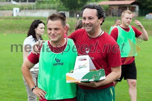 Iztok Kavčič, trener in Slaviša Stojanovič, selektor Slovenske nogometne reprezentance