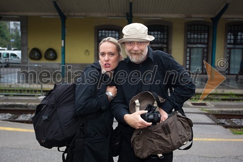 Alenka Slavinec, fotografinja in Miha Fras, fotograf