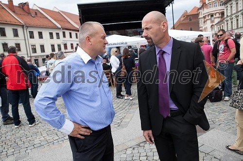 Franc Kangler, župan MOM in prof. dr. Niko Samec, dekan Fakultete za strojništvo Univerze v Mariboru